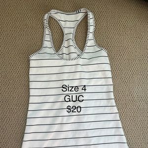 Lululemon racerback tank top good used condition!